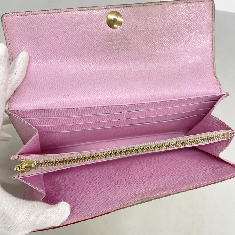 Louis Vuitton Long Wallet Monogram Multicolor Portefeuille Sarah M93744 Rich