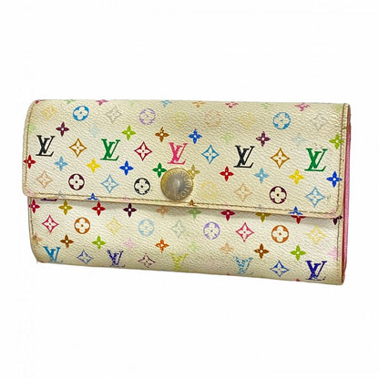 Louis Vuitton Long Wallet Monogram Multicolor Portefeuille Sarah M93744 Rich