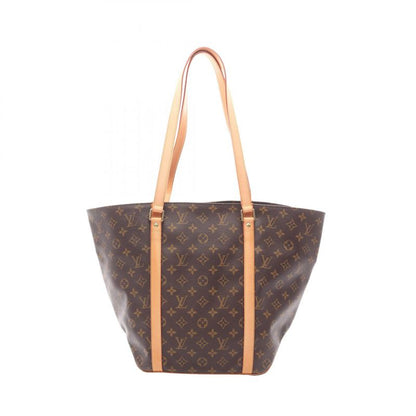 Louis Vuitton Tote Bag Sac Shopping Monogram M51108 PVC Coated Canvas Leather