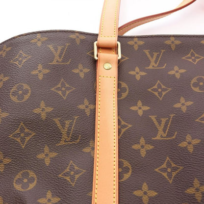 Louis Vuitton Tote Bag Sac Shopping Monogram M51108 PVC Coated Canvas Leather
