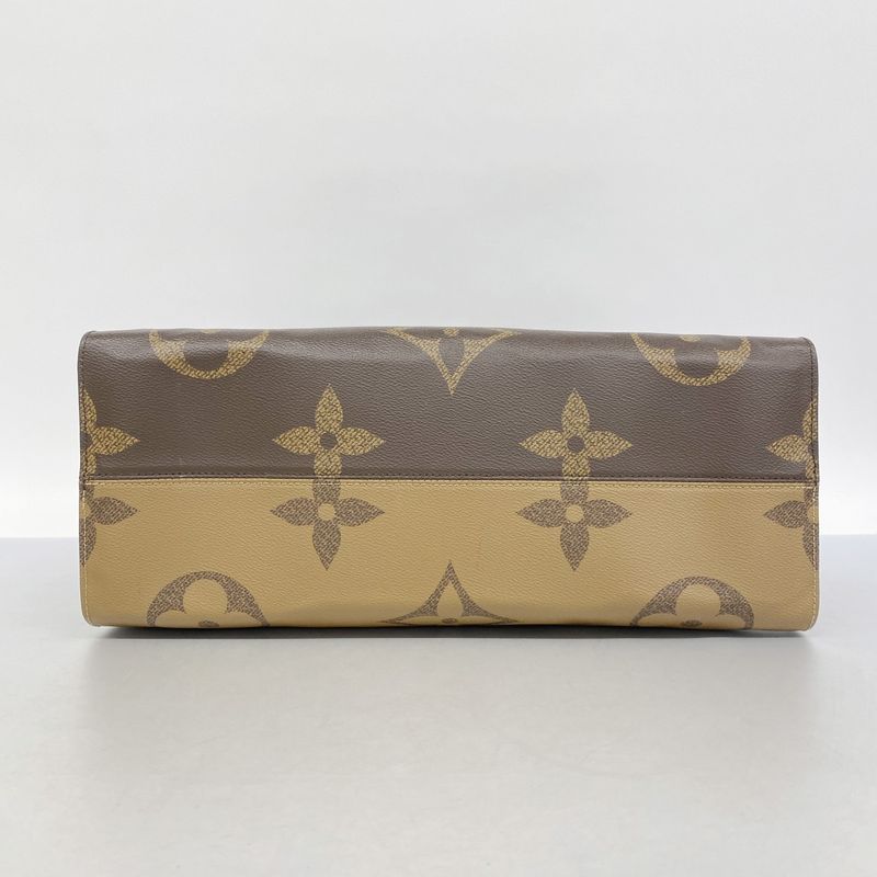 Louis Vuitton Tote Bag Monogram Giant Reverse On The Go GM M44576 Brown 2way