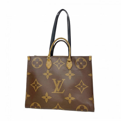 Louis Vuitton Tote Bag Monogram Giant Reverse On The Go GM M44576 Brown 2way