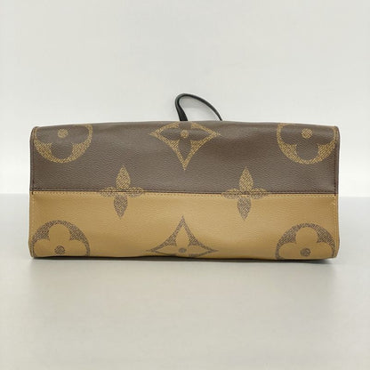 Louis Vuitton Tote Bag Monogram ・giant Reverse On The Go MM M45039 Brown 2way