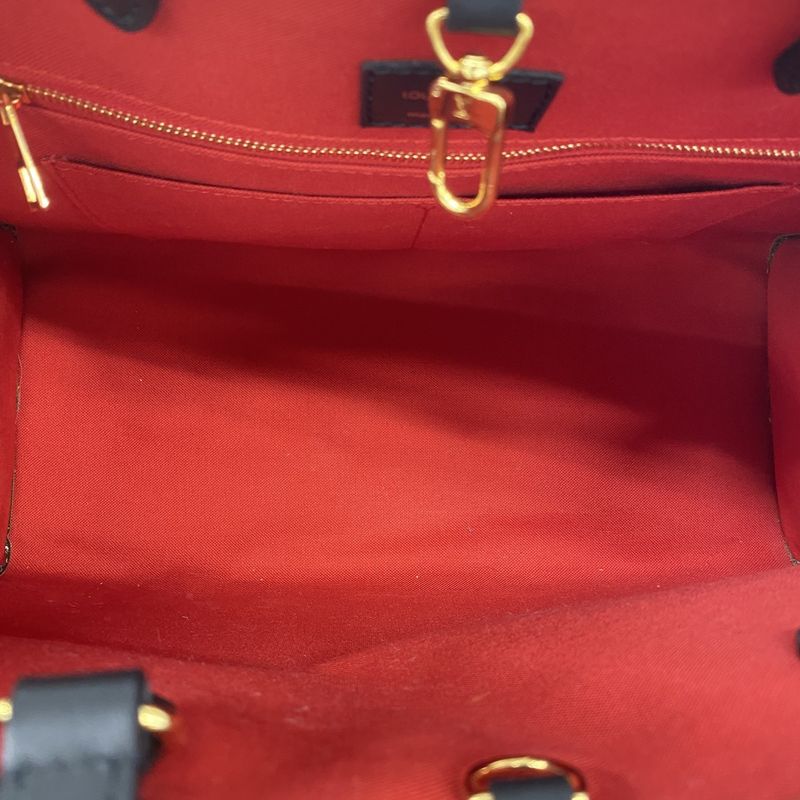 Louis Vuitton Tote Bag Monogram ・giant Reverse On The Go MM M45039 Brown 2way