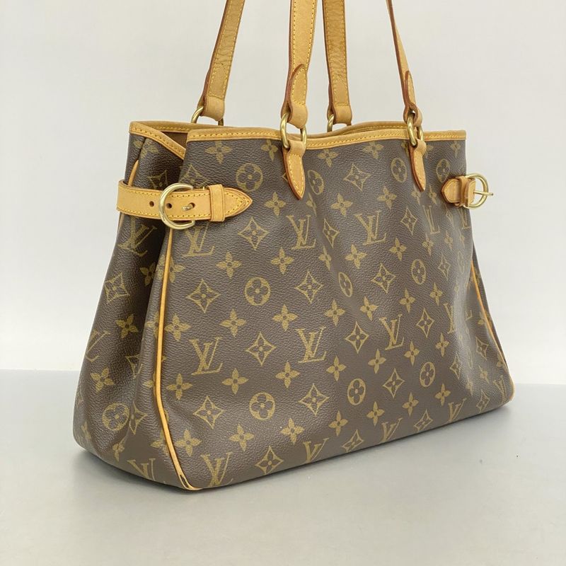 Louis Vuitton Tote Bag Monogram Batignolles Horizontal M51154 Brown Women's