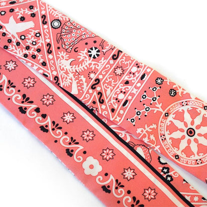 Hermes Scarf Twilly - Peuple DU VENT People Of The Wind 100% Silk Pink