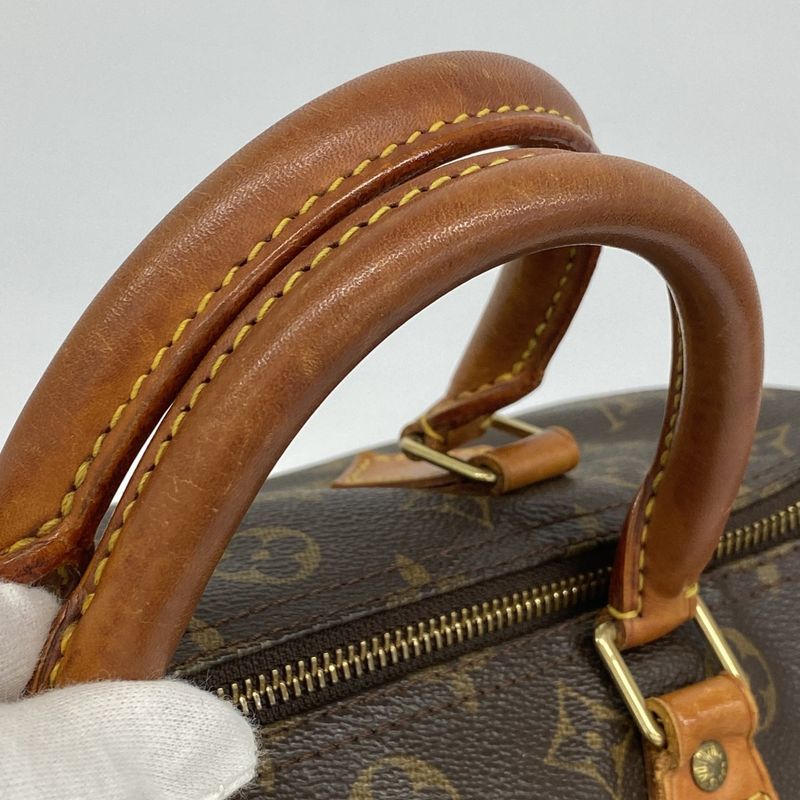 Louis Vuitton Handbag Monogram Speedy 30 M41108 Brown Ladies