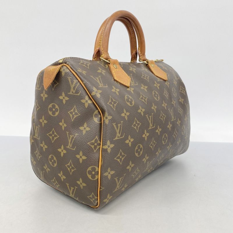 Louis Vuitton Handbag Monogram Speedy 30 M41108 Brown Ladies