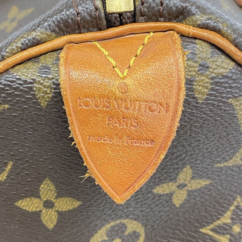 Louis Vuitton Handbag Monogram Speedy 30 M41108 Brown Ladies