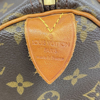 Louis Vuitton Handbag Monogram Speedy 30 M41108 Brown Ladies