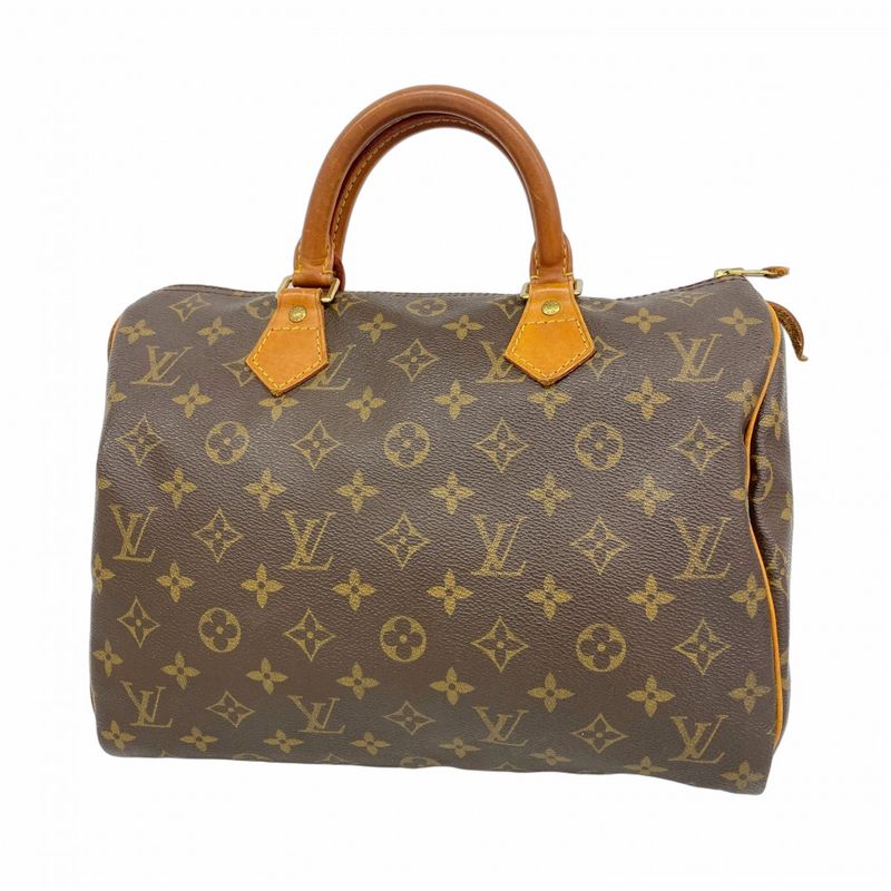 Louis Vuitton Handbag Monogram Speedy 30 M41108 Brown Ladies