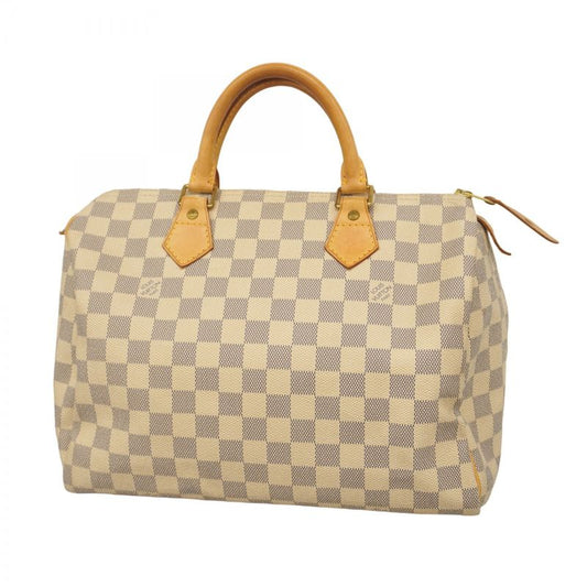Louis Vuitton Handbag Damier Azure Speedy 30 N41533 White Ladies