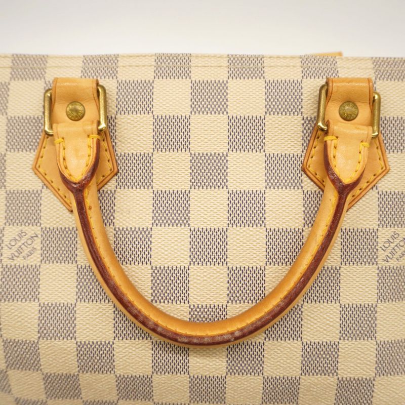 Louis Vuitton Handbag Damier Azure Speedy 30 N41533 White Ladies