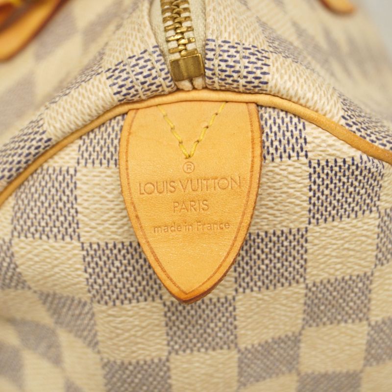 Louis Vuitton Handbag Damier Azure Speedy 30 N41533 White Ladies