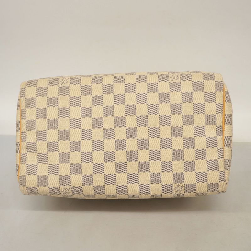 Louis Vuitton Handbag Damier Azure Speedy 30 N41533 White Ladies