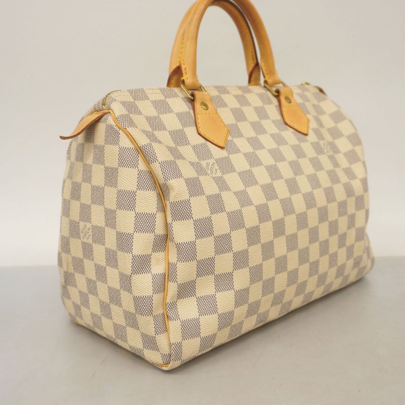 Louis Vuitton Handbag Damier Azure Speedy 30 N41533 White Ladies
