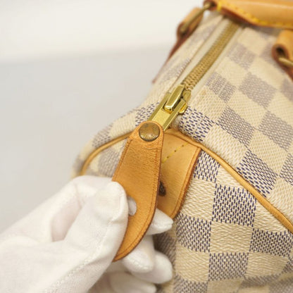 Louis Vuitton Handbag Damier Azure Speedy 30 N41533 White Ladies