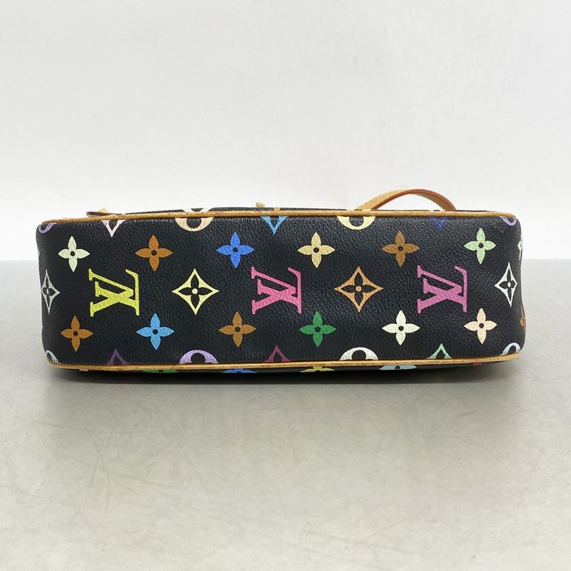 Louis Vuitton Shoulder Bag Monogram Multicolor Sologne M92639 Noir Black Women's