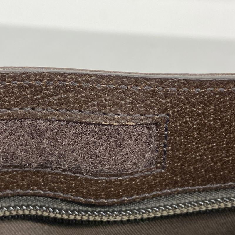 Gucci Shoulder Bag GG Canvas 27639 Canvas Brown Silver Hardware Women's