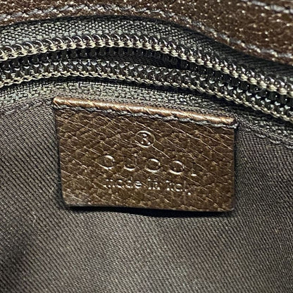 Gucci Shoulder Bag GG Canvas 27639 Canvas Brown Silver Hardware Women's