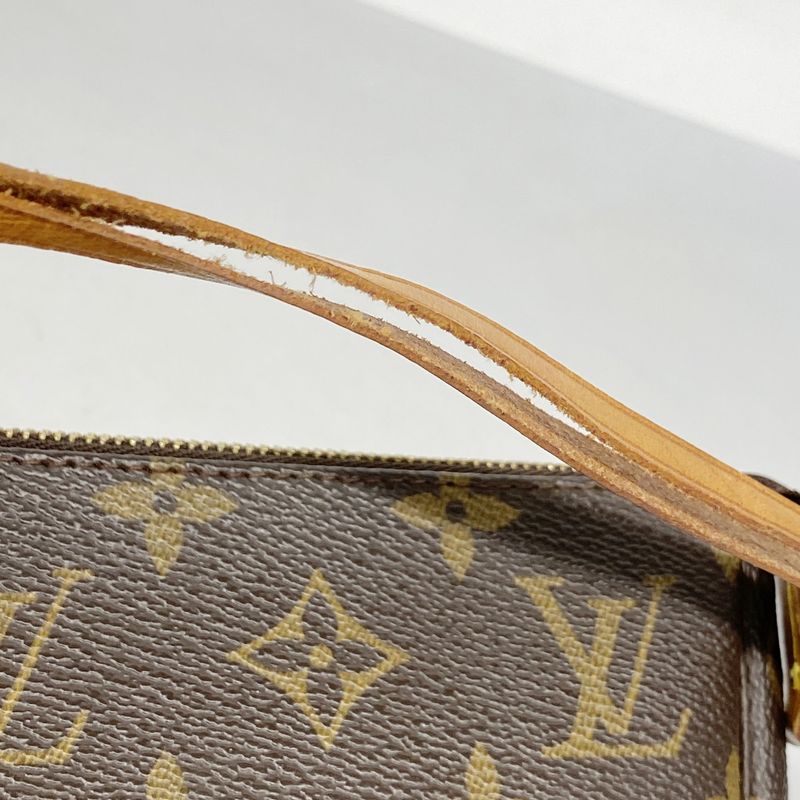 Louis Vuitton Pouch Monogram Pochette Accessoire M51980 Brown Ladies