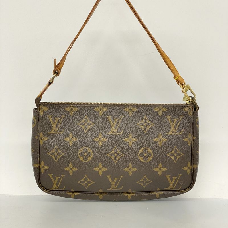 Louis Vuitton Pouch Monogram Pochette Accessoire M51980 Brown Ladies