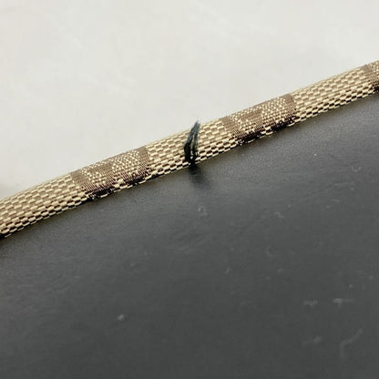 Gucci Shoulder Bag GG Canvas Bamboo 000 0531 Canvas Beige Silver Hardware