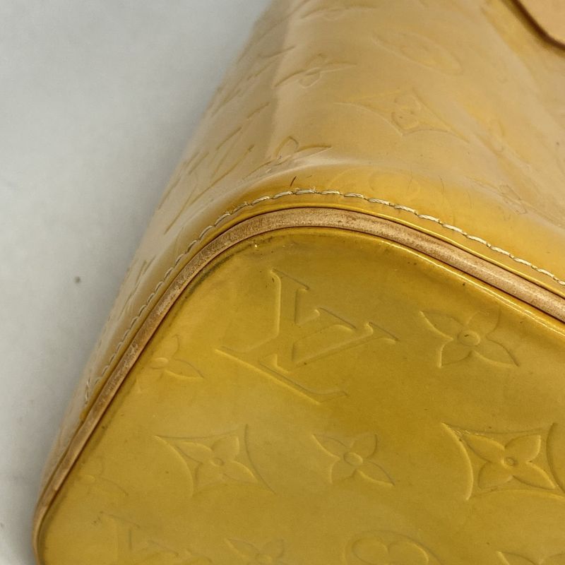 Louis Vuitton Tote Bag Vernis Houston M91004 Beige Ladies