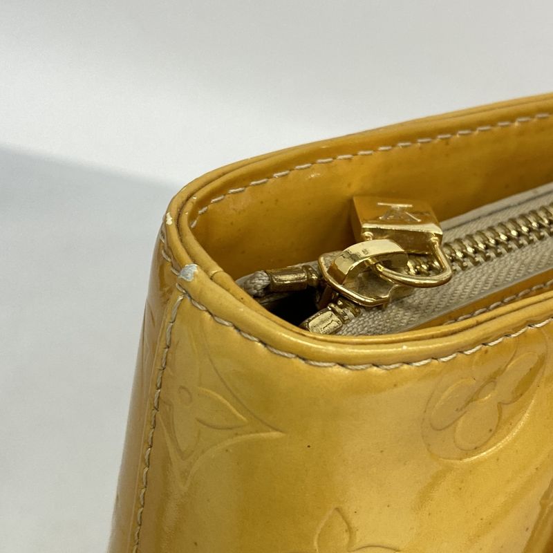 Louis Vuitton Tote Bag Vernis Houston M91004 Beige Ladies