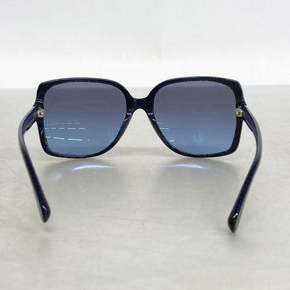 Chanel Sunglasses 5267-a Plastic Navy Silver Hardware Women's