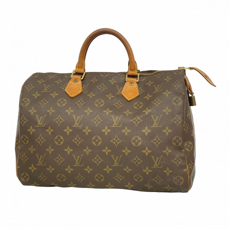 Louis Vuitton Handbag Monogram Speedy 30 M41108 Brown Ladies
