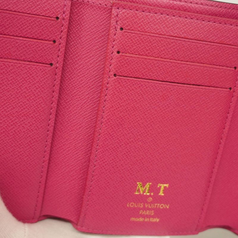 Louis Vuitton Trifold Wallet Monogram Portefeuille Victorine M69751 Brown Ladies