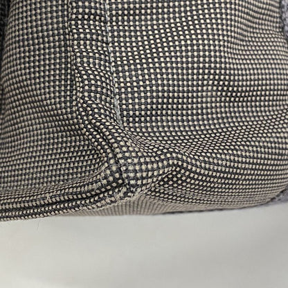 Hermes Handbag Her Line PM Canvas Gray Silver Hardware Ladies