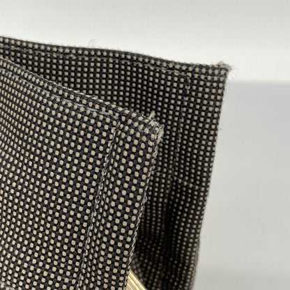 Hermes Handbag Her Line PM Canvas Gray Silver Hardware Ladies