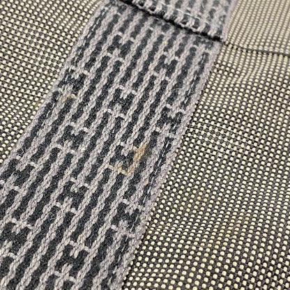 Hermes Handbag Her Line PM Canvas Gray Silver Hardware Ladies