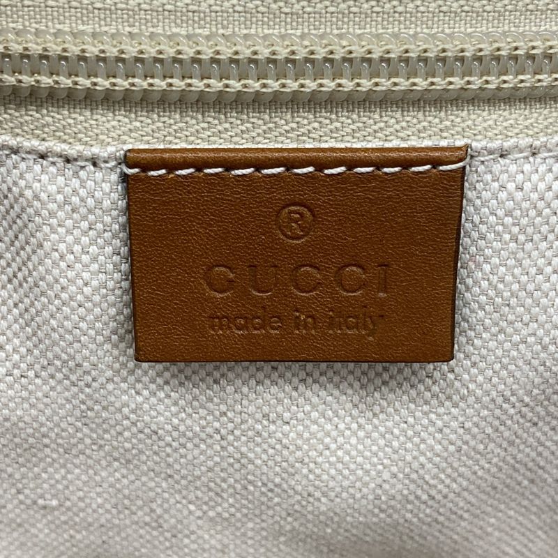 Gucci Tote Bag GG Nylon 295252 Nylon Pink Chien Pan Gold Hardware Women's