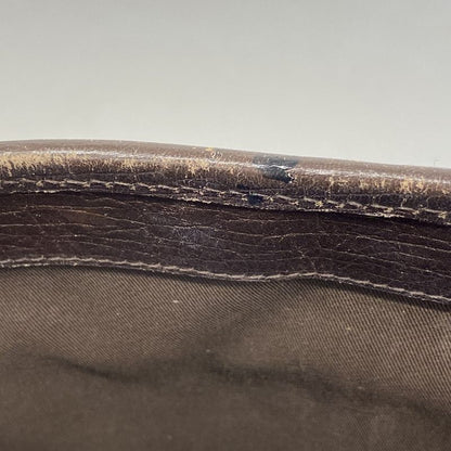 Gucci Tote Bag GG Supreme 114595 PVC Brown Silver Hardware Women's