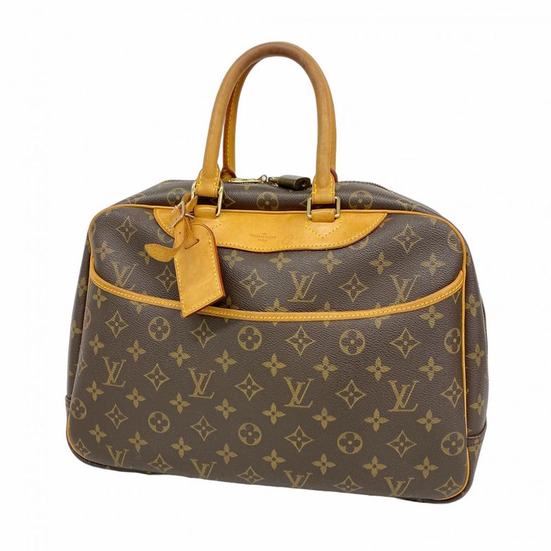 Louis Vuitton Handbag Monogram Deauville M47270 Brown Ladies