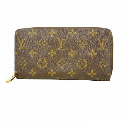 Louis Vuitton Long Wallet Monogram Zippy Wallet M60017 Brown Men's Women's