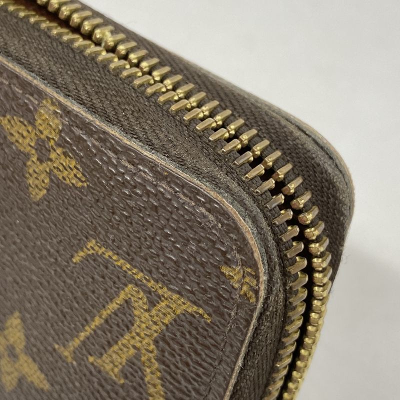 Louis Vuitton Long Wallet Monogram Zippy Wallet M60017 Brown Men's Women's