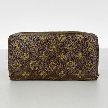 Louis Vuitton Long Wallet Monogram Zippy Wallet M60017 Brown Men's Women's