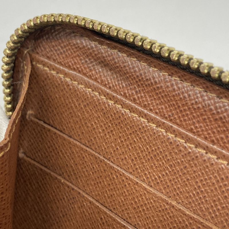 Louis Vuitton Long Wallet Monogram Zippy Wallet M60017 Brown Men's Women's