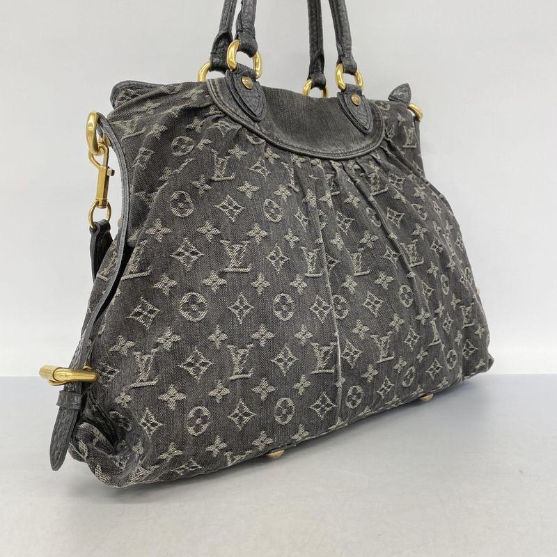 Louis Vuitton Handbag Monogram Denim Neocavi GM M95352 Noir Black 2way Bag