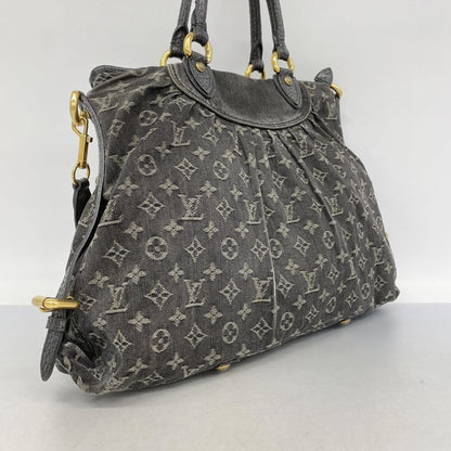 Louis Vuitton Handbag Monogram Denim Neocavi GM M95352 Noir Black 2way Bag