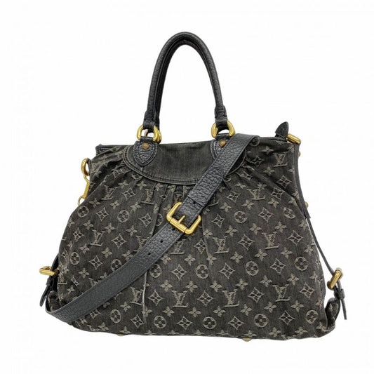Louis Vuitton Handbag Monogram Denim Neocavi GM M95352 Noir Black 2way Bag