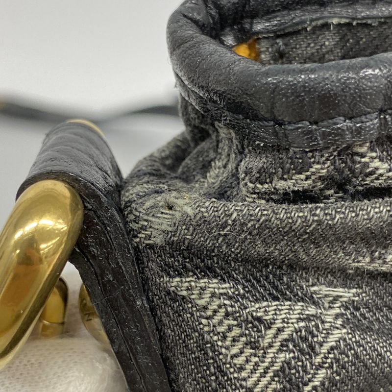 Louis Vuitton Handbag Monogram Denim Neocavi GM M95352 Noir Black 2way Bag