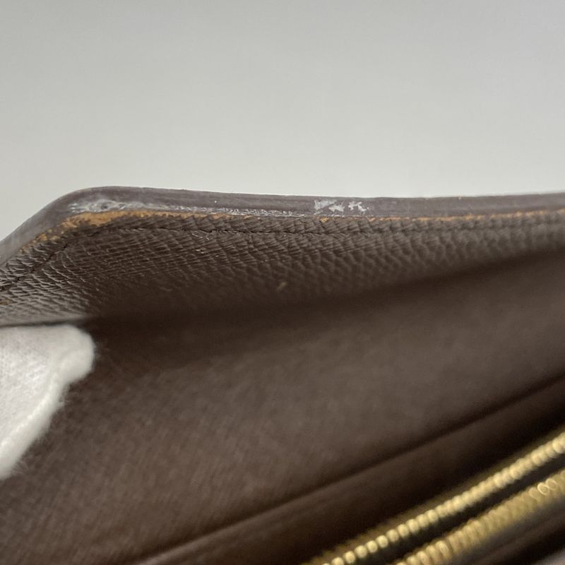 Louis Vuitton Long Wallet Damier Portefeuille Sarah N61734 Ebene Ladies