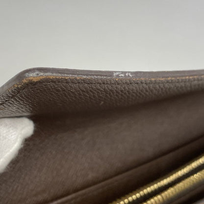 Louis Vuitton Long Wallet Damier Portefeuille Sarah N61734 Ebene Ladies
