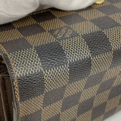Louis Vuitton Long Wallet Damier Portefeuille Sarah N61734 Ebene Ladies