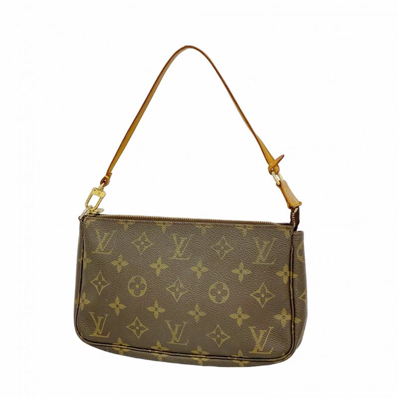 Louis Vuitton Pouch Monogram Pochette Accessoire M51980 Brown Ladies